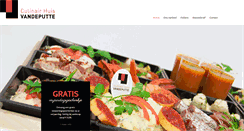 Desktop Screenshot of culinairhuis-vandeputte.be