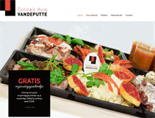 Tablet Screenshot of culinairhuis-vandeputte.be